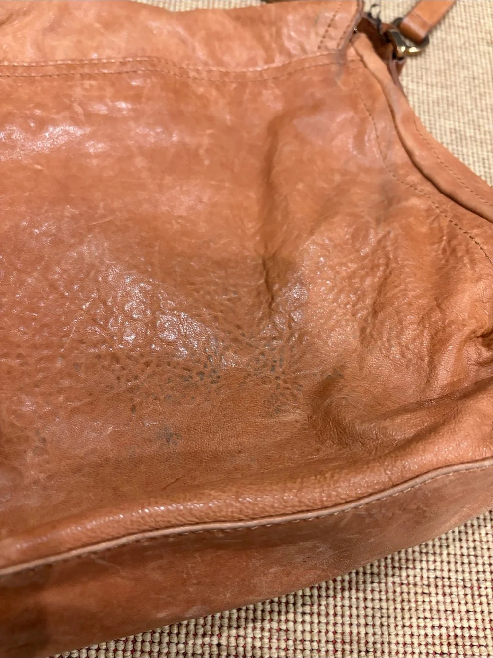 Tory Burch Designer Foldover Convertible Flap Crossbody Purse Leather Bag